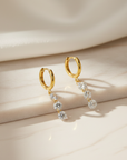 Radiant Crystal Hoop Earrings