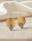 Blue Ellipse Earring