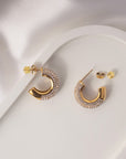 Elegant Gleam Hoop Earrings