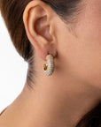 Elegant Gleam Hoop Earrings