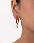 Pearl Elegance Hoops