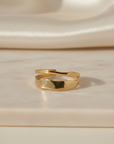 Svelte double band ring