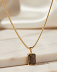 The Smoky Quartz Pendant Necklace