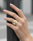 Scattered Pearl Ring