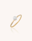 pearl, minimal, ring, elegant, delicate, understated, sophisticated