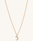 Gold, Crescent, Necklace, Jewelry, Fashion, Style, Accessories.