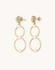 Joint Hoop Earring, Geometric Earring, Minimalist Earring, Statement Earring.