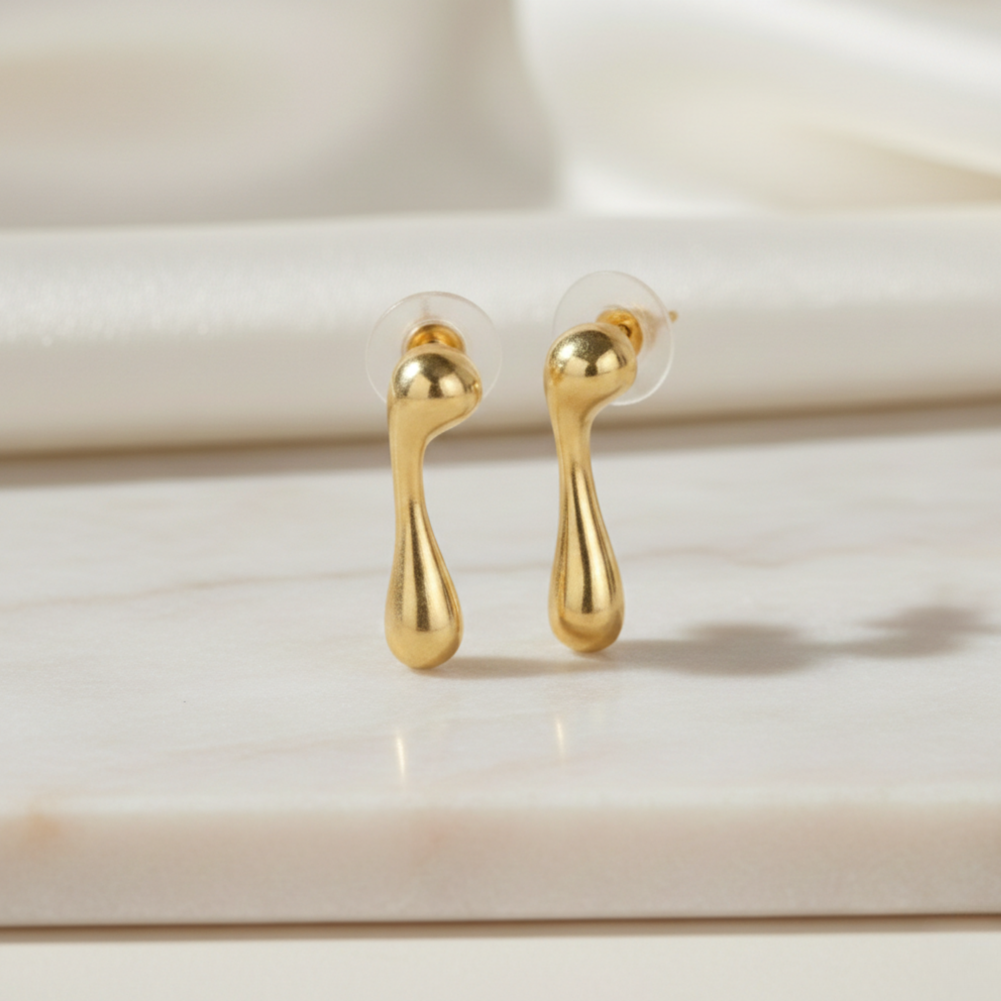 The Gold Drop Earrings