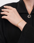 Sleek Charm Gold Bracelet