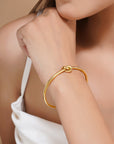 Knotty Gold Cuff
