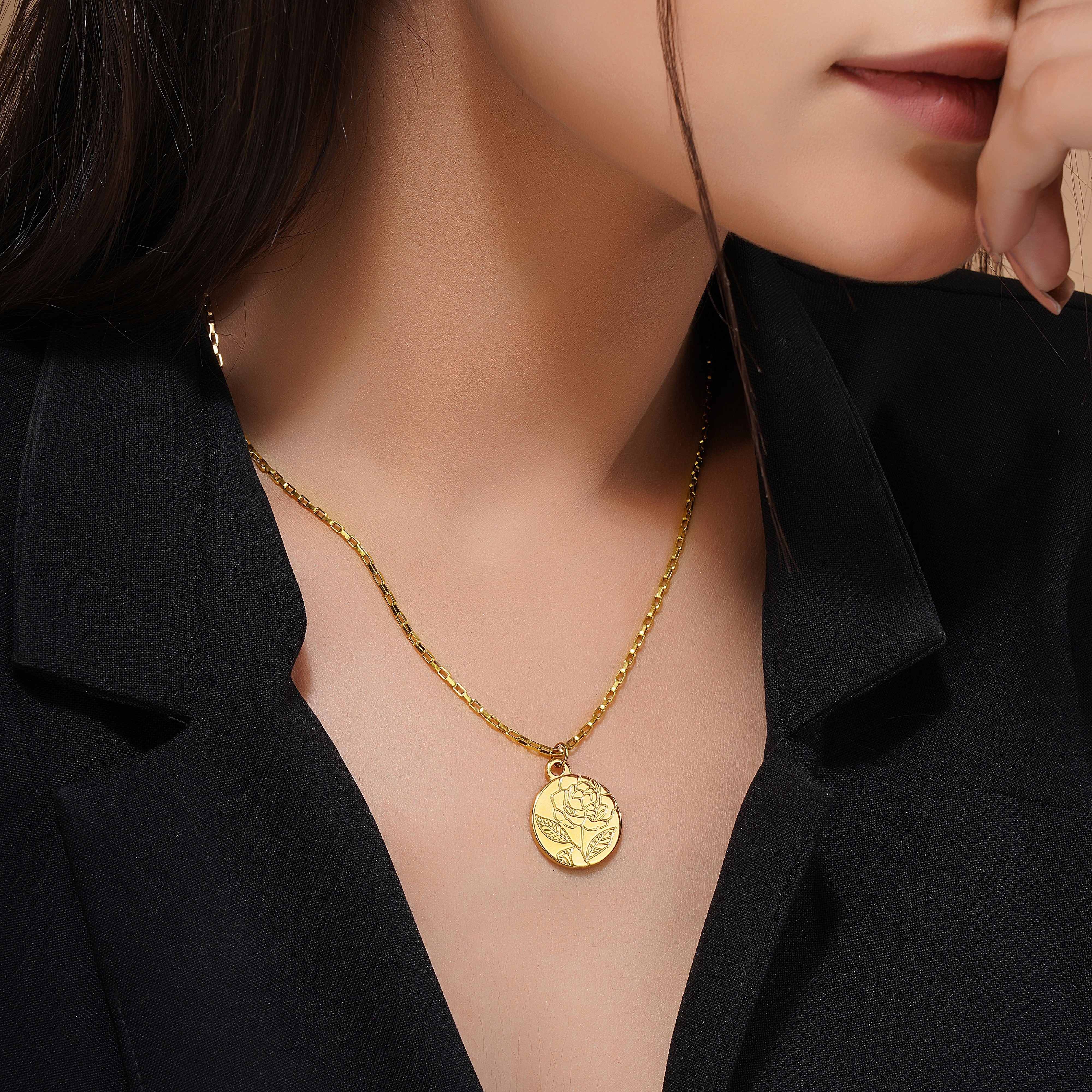 Rose Medallion Chain