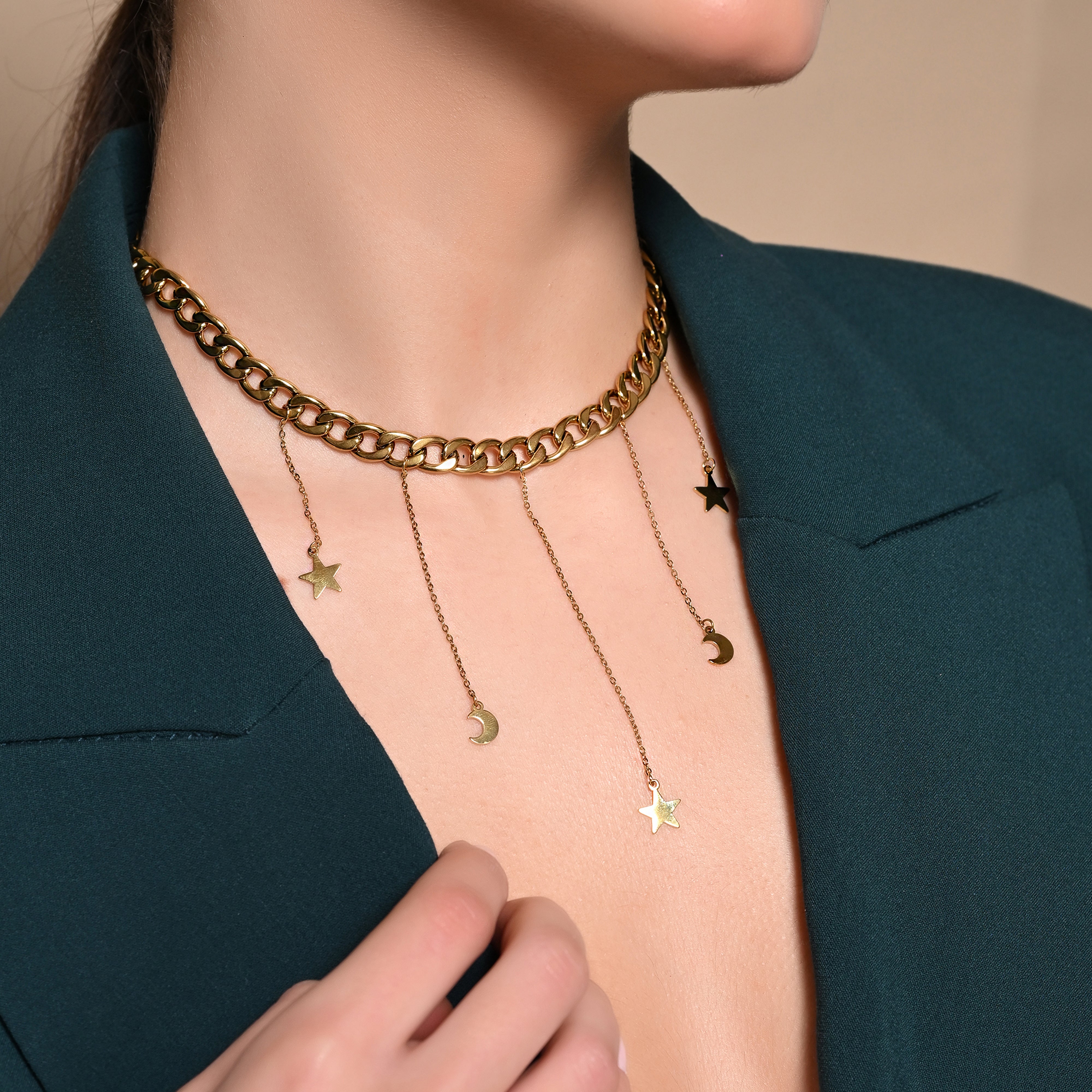 Moonlit Charm Necklace