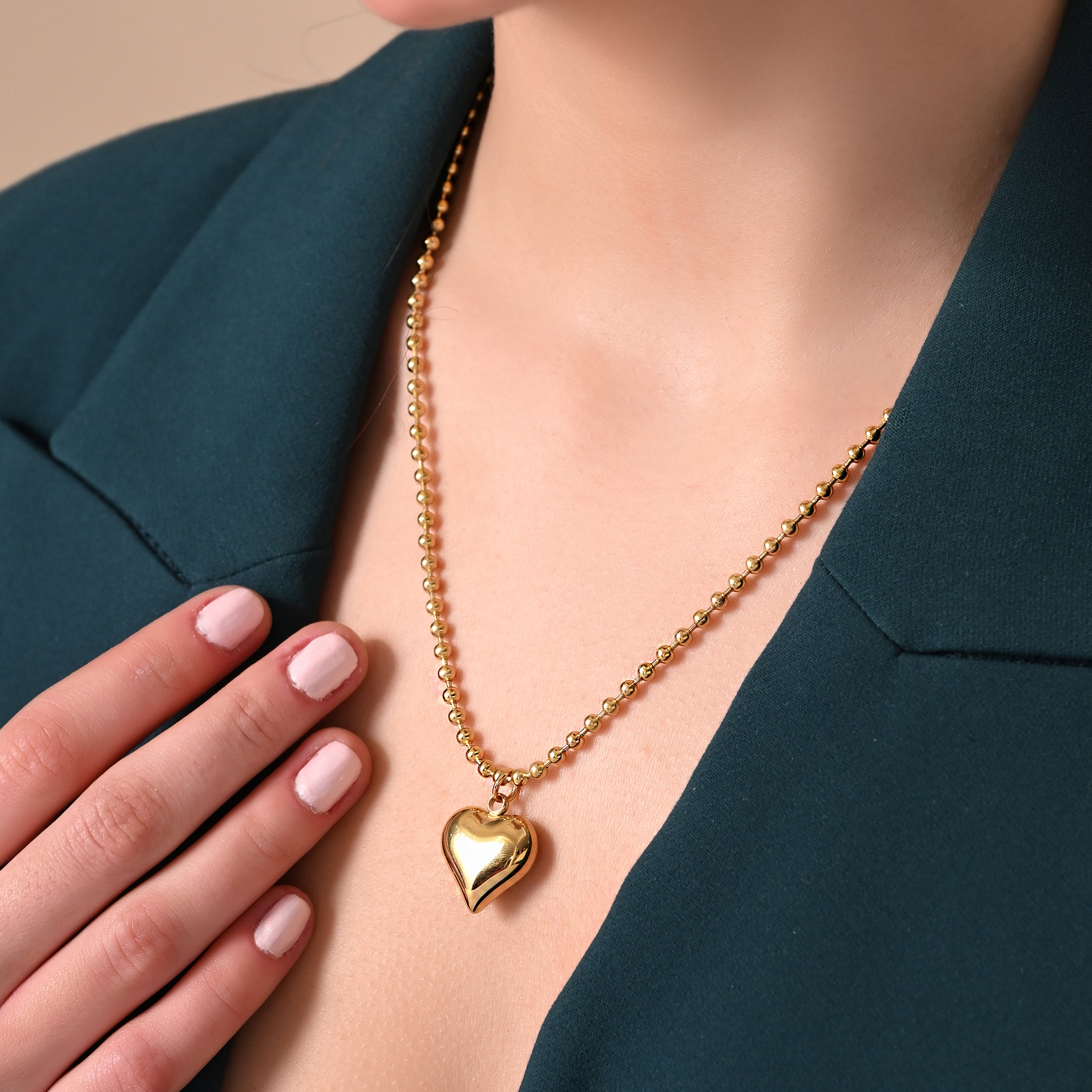 Pure Heart Gold Pendant