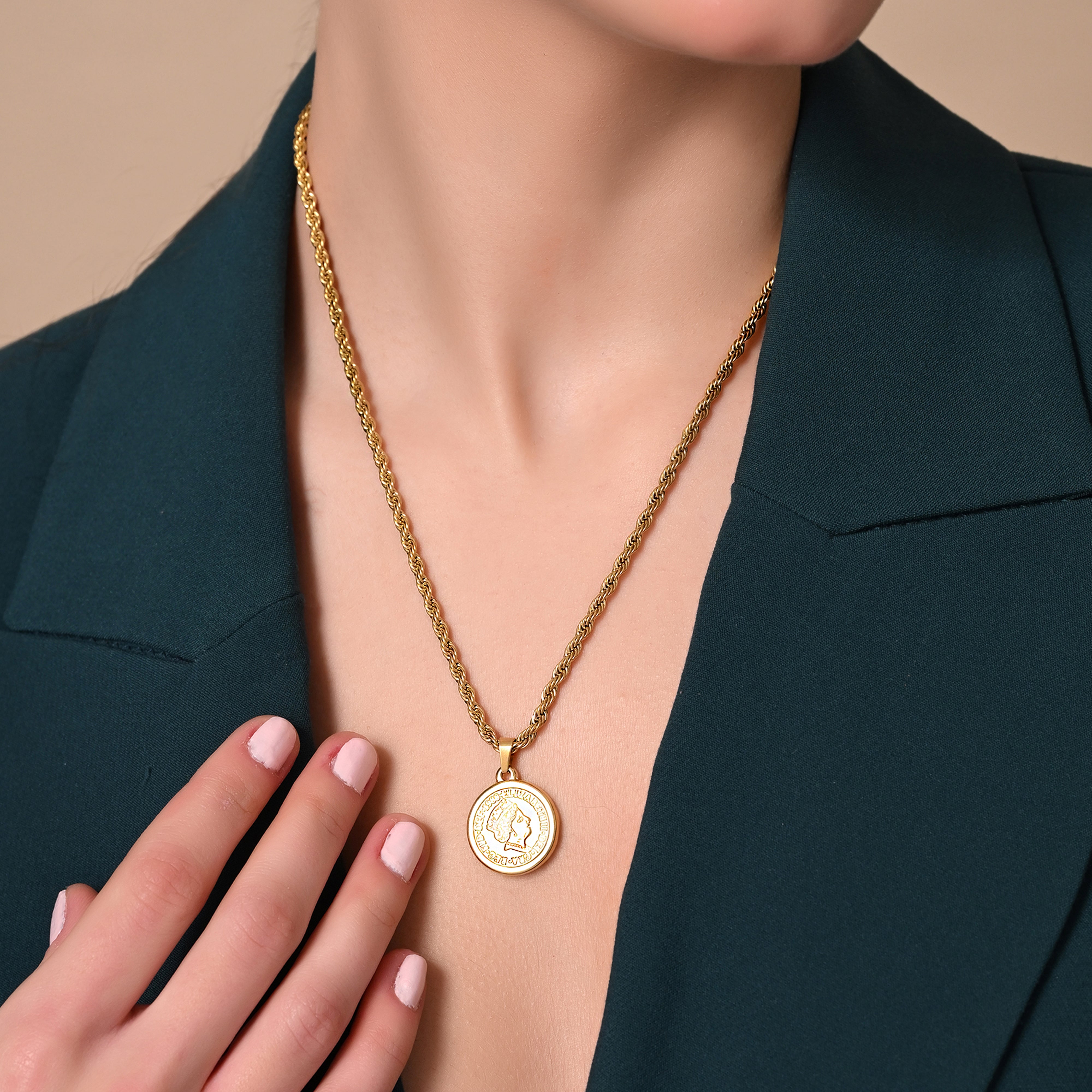 Coin Radiance Necklace