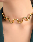 WaveGlow Choker Necklace