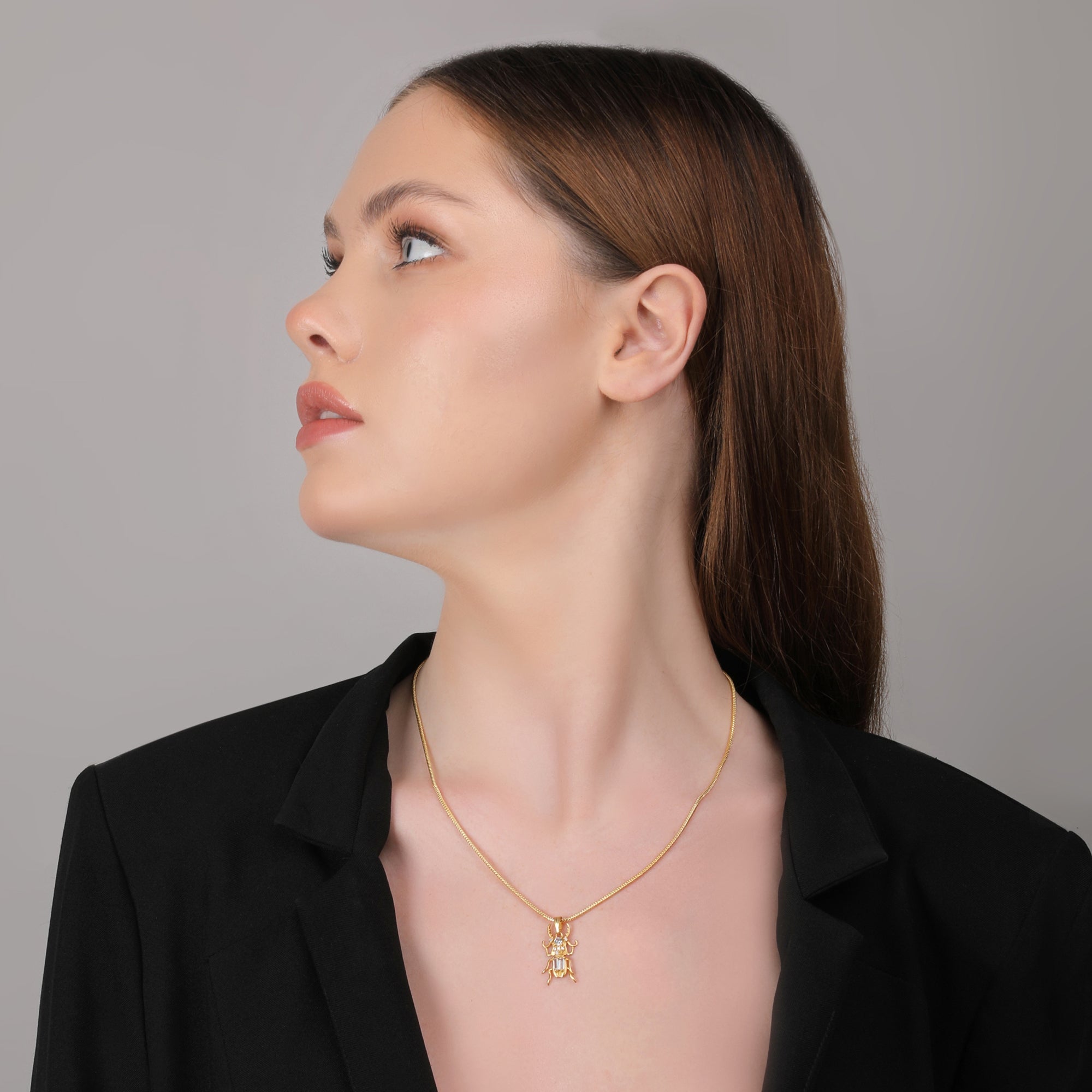 The Beetle Pendant Necklace
