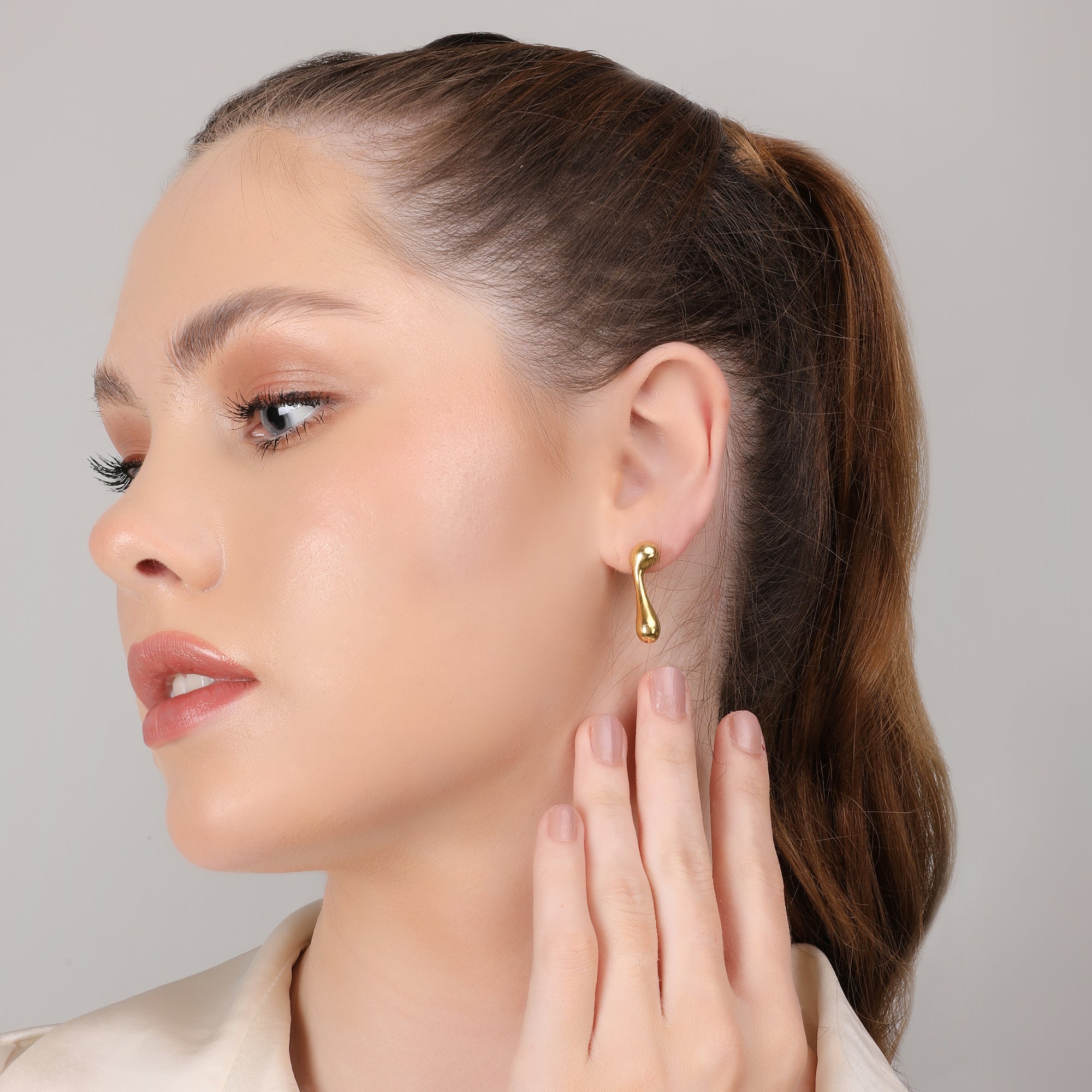 The Gold Drop Earrings