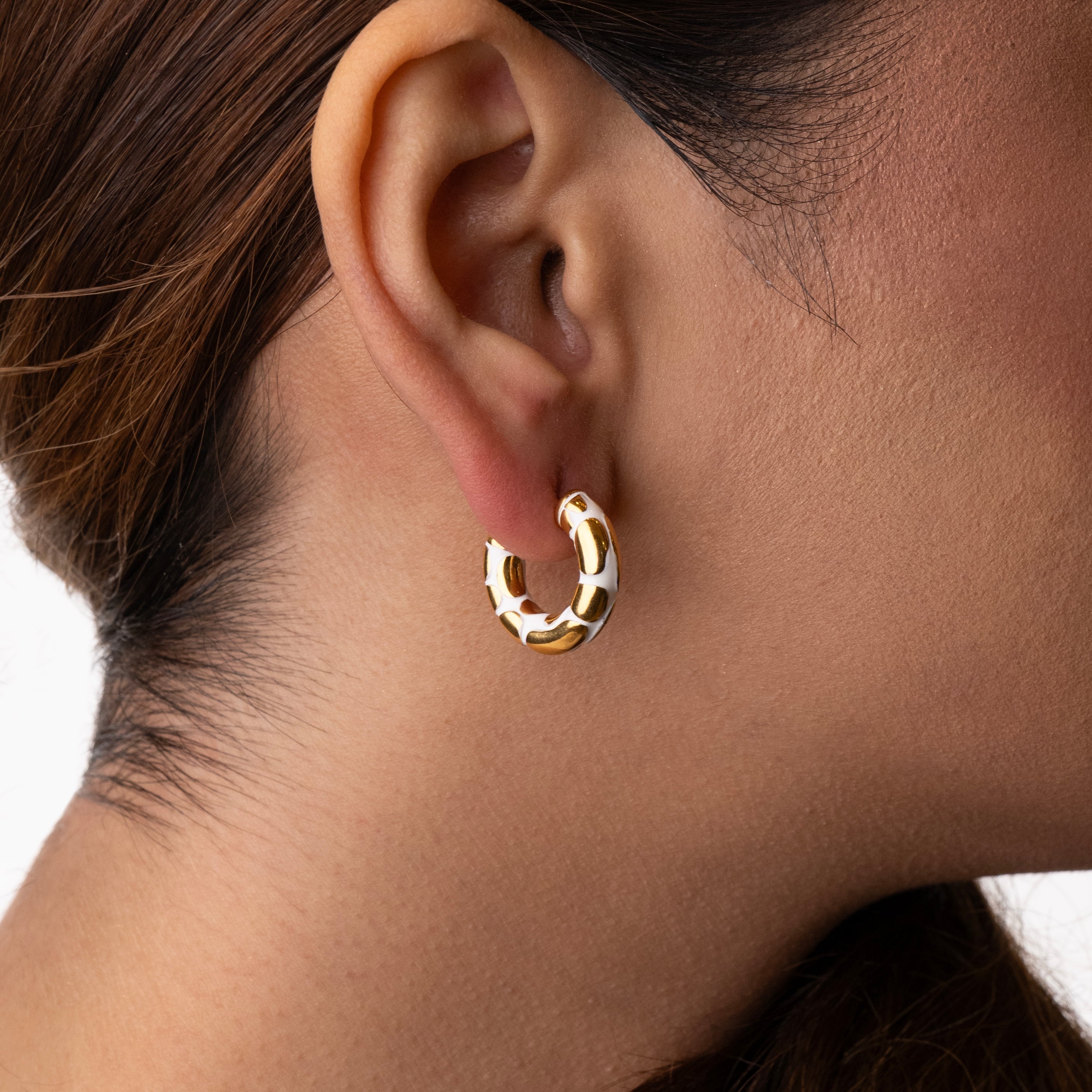 Radiant Gold Hoops