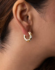 Radiant Gold Hoops