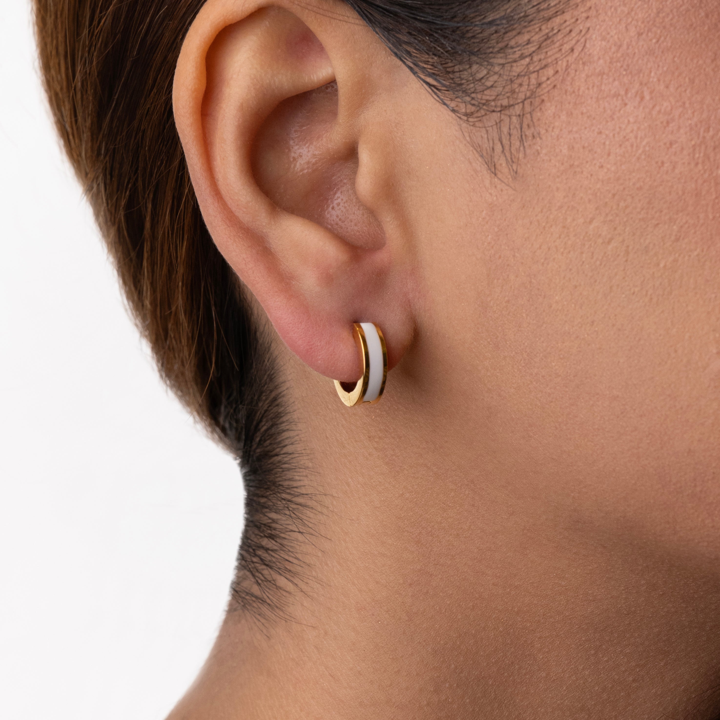 Radiant Glow Hoop Earrings