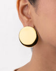 Chic Gold Circle Earrings