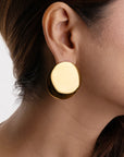 Chic Gold Circle Earrings