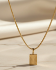 The Demeter Golden Grain Pendant Necklace
