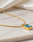 The Athena Aquamarine Pendant Necklace