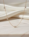 pave star necklace