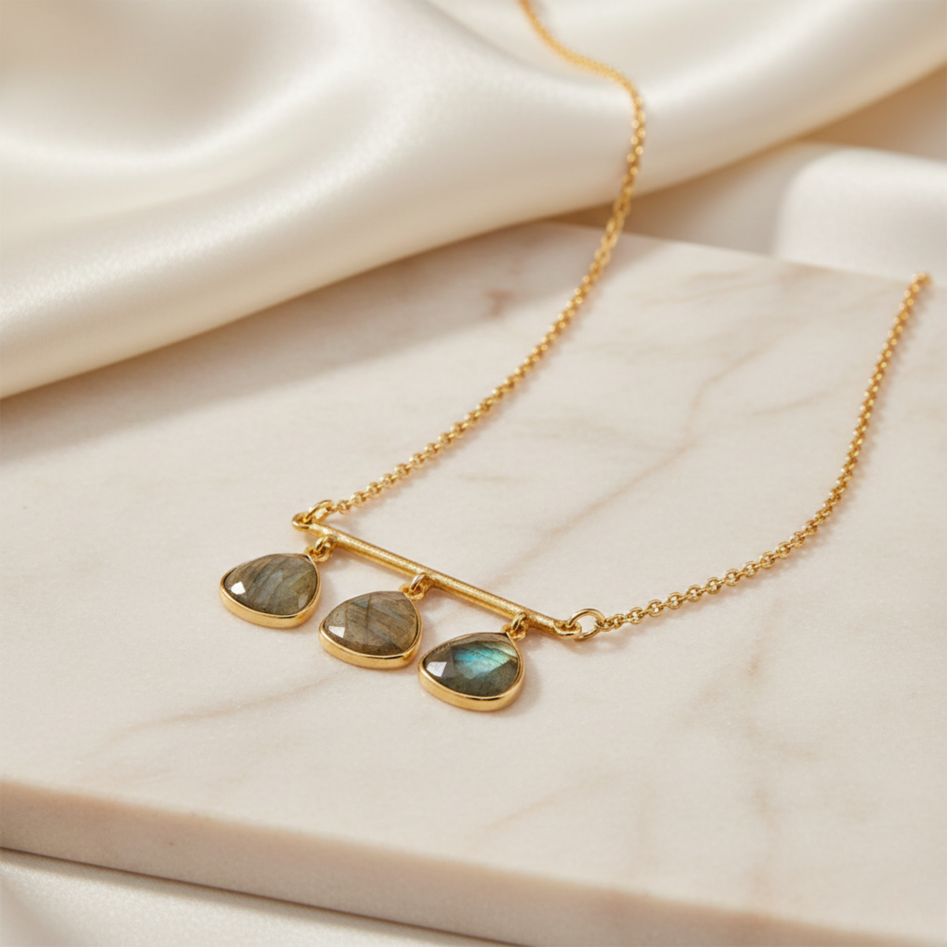 Smoke Stone Necklace