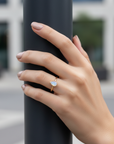 Pave Drop Ring