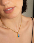 The Athena Aquamarine Pendant Necklace