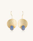 Blue Ellipse Earring, jewelry, fashion, accessories.