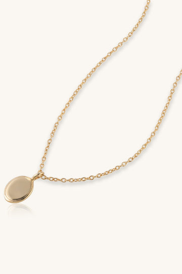 Elliptic, Charm, Necklace, Jewelry, Elegant, Minimalist,Stylish