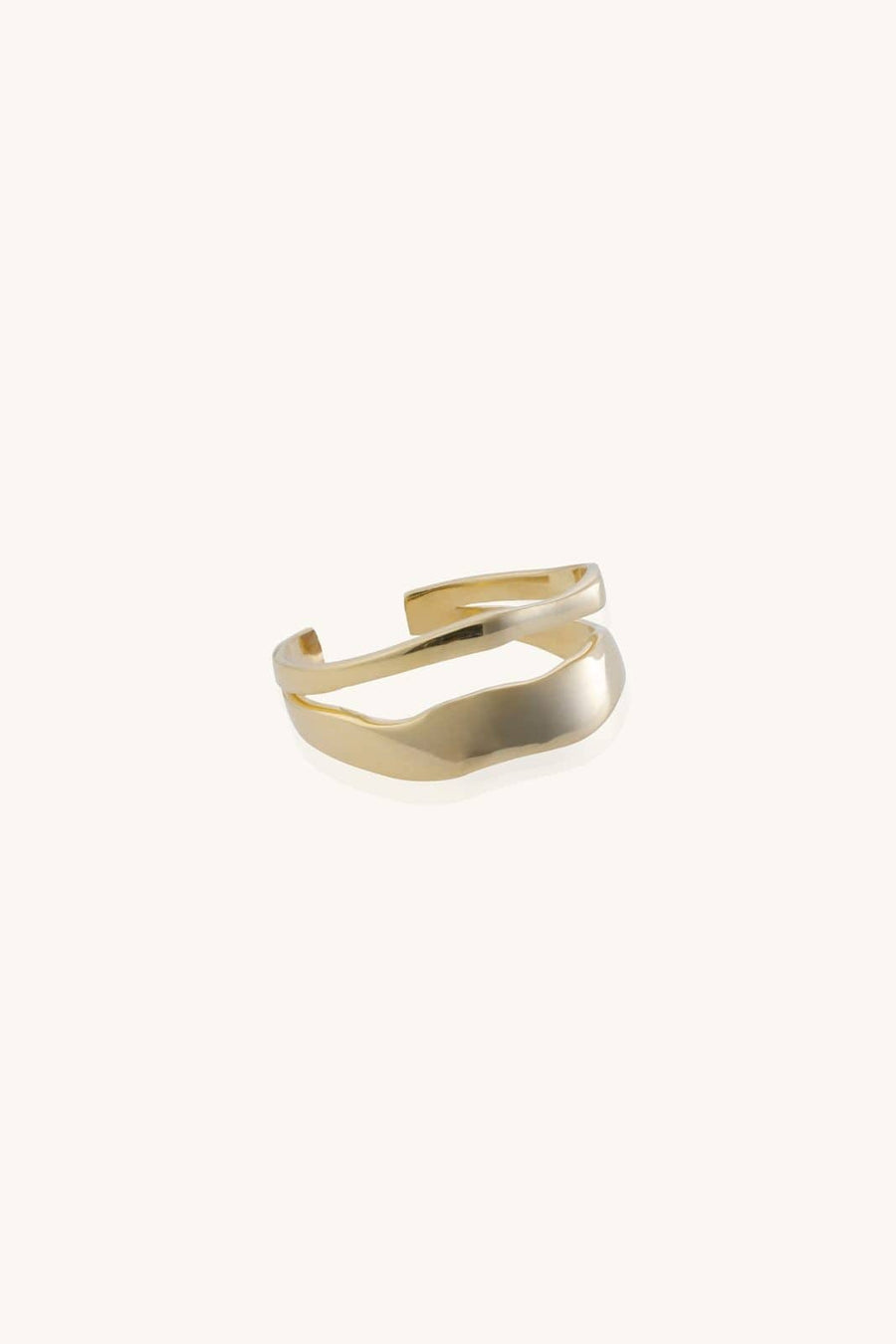 Svelte, Double Band Ring, Jewelry, Fashion, Accessories, Minimalist, Modern.