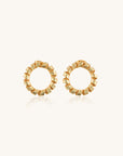 Twisted Circles, Earring, Jewelry, Fashion, Accessories, Geometric, Statement.
