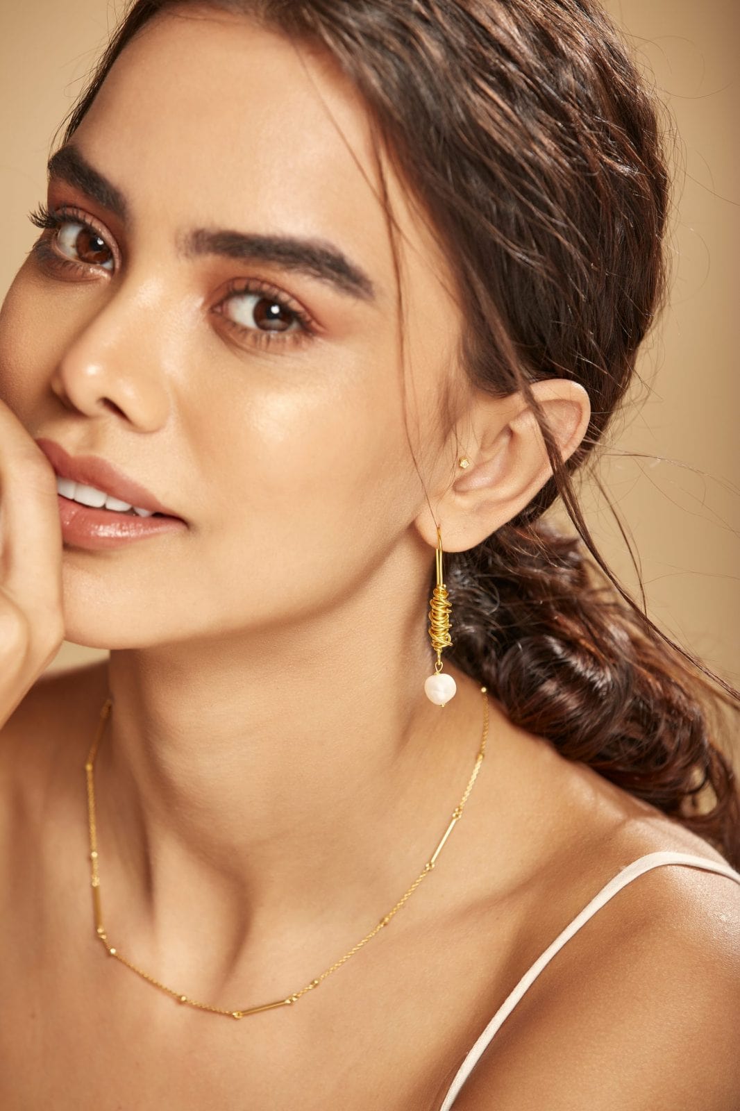 Swirl, Pearl Earring, Jewelry, Fashion, Accessories, Elegant, Classic.