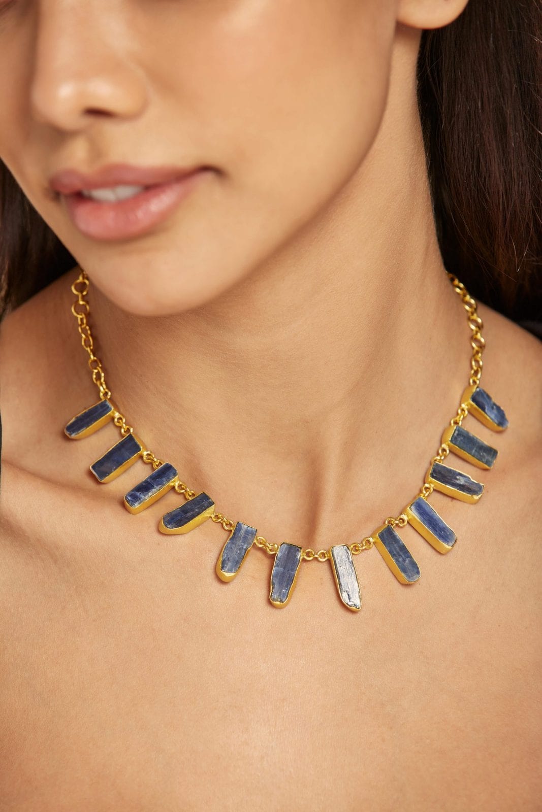 Saxe Stone Necklace, jewelry, fashion, accessories, gemstones, statement piece, bohemian.