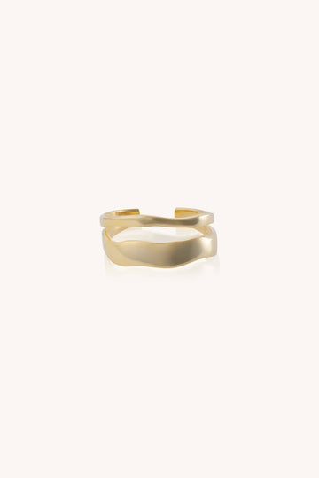 Svelte, Double Band Ring, Jewelry, Fashion, Accessories, Minimalist, Modern.