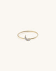Half Moon Ring,Crescent Moon Ring, Boho Ring, Minimalist Ring.
