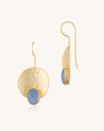 Blue Ellipse Earring, jewelry, fashion, accessories.