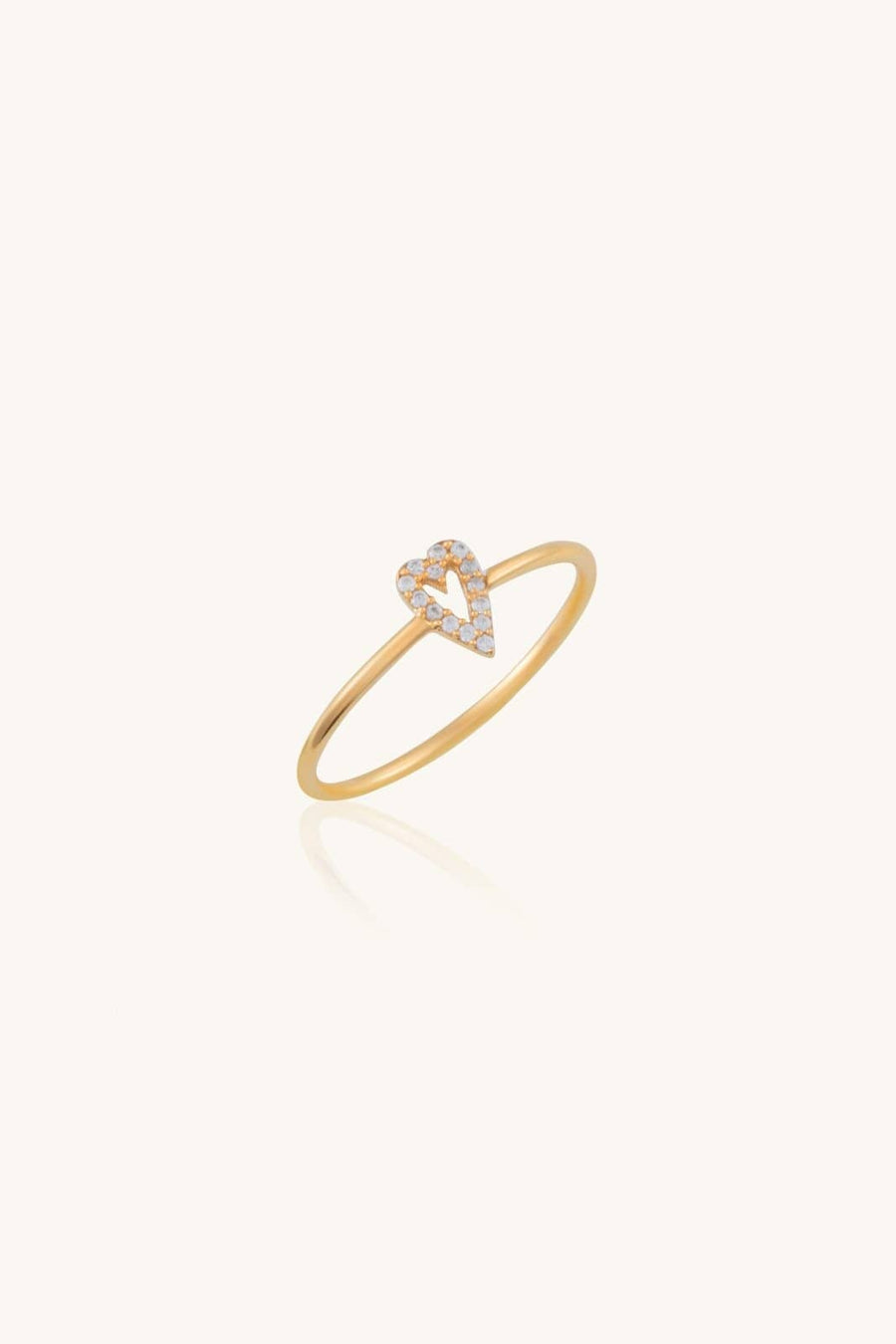 Heart-shaped diamond ring, Pave diamond jewelry, Sterling silver engagement ring, Women's fashion statement