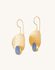 Blue Ellipse Earring, jewelry, fashion, accessories.