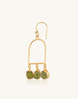 Lime Dangler Earring, Green Earring,Boho Earring, Statement Earring.